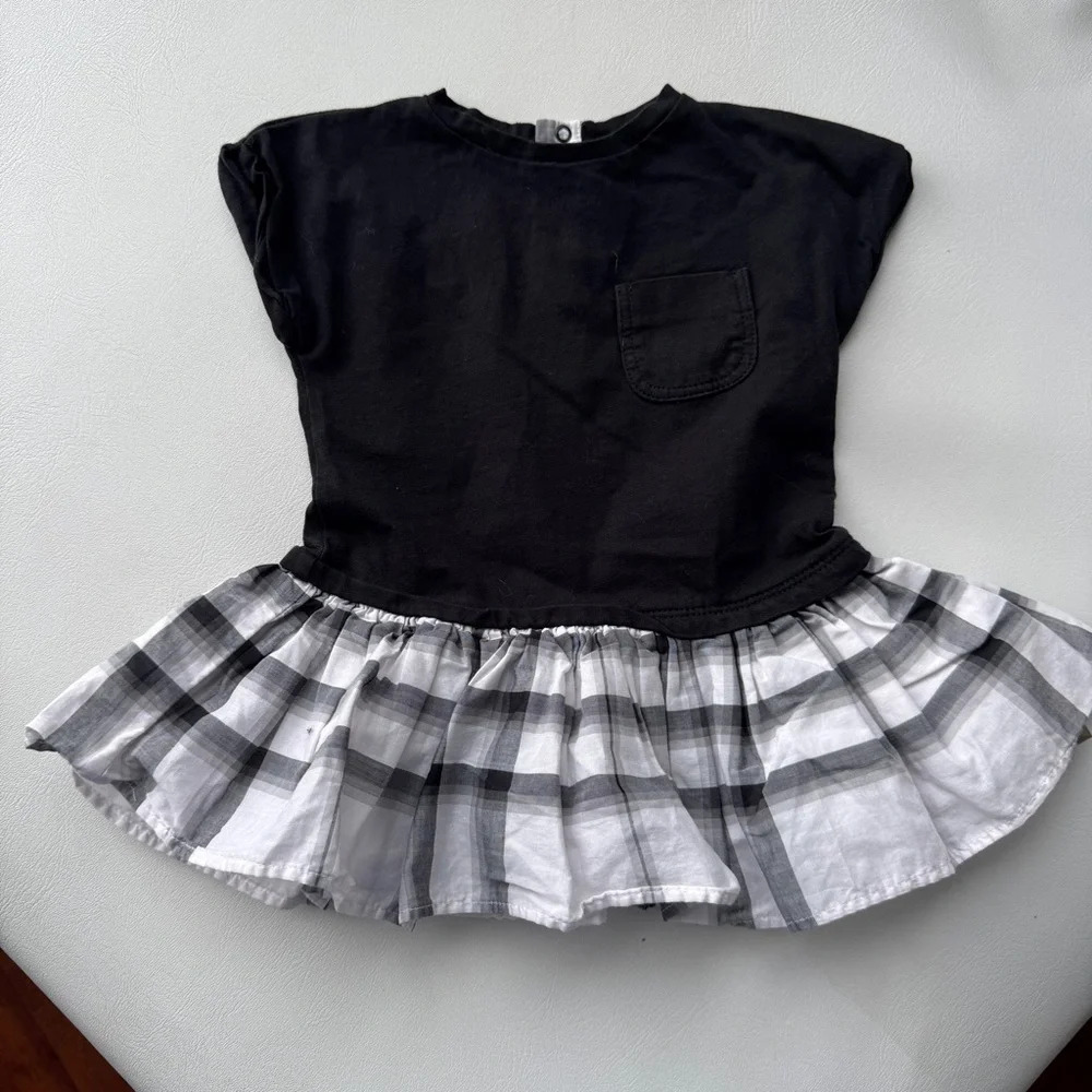 Burberry Black and White Baby Dress